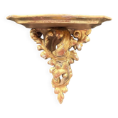 Rococo-style golden console table