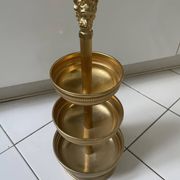 Vintage gilded brass servant