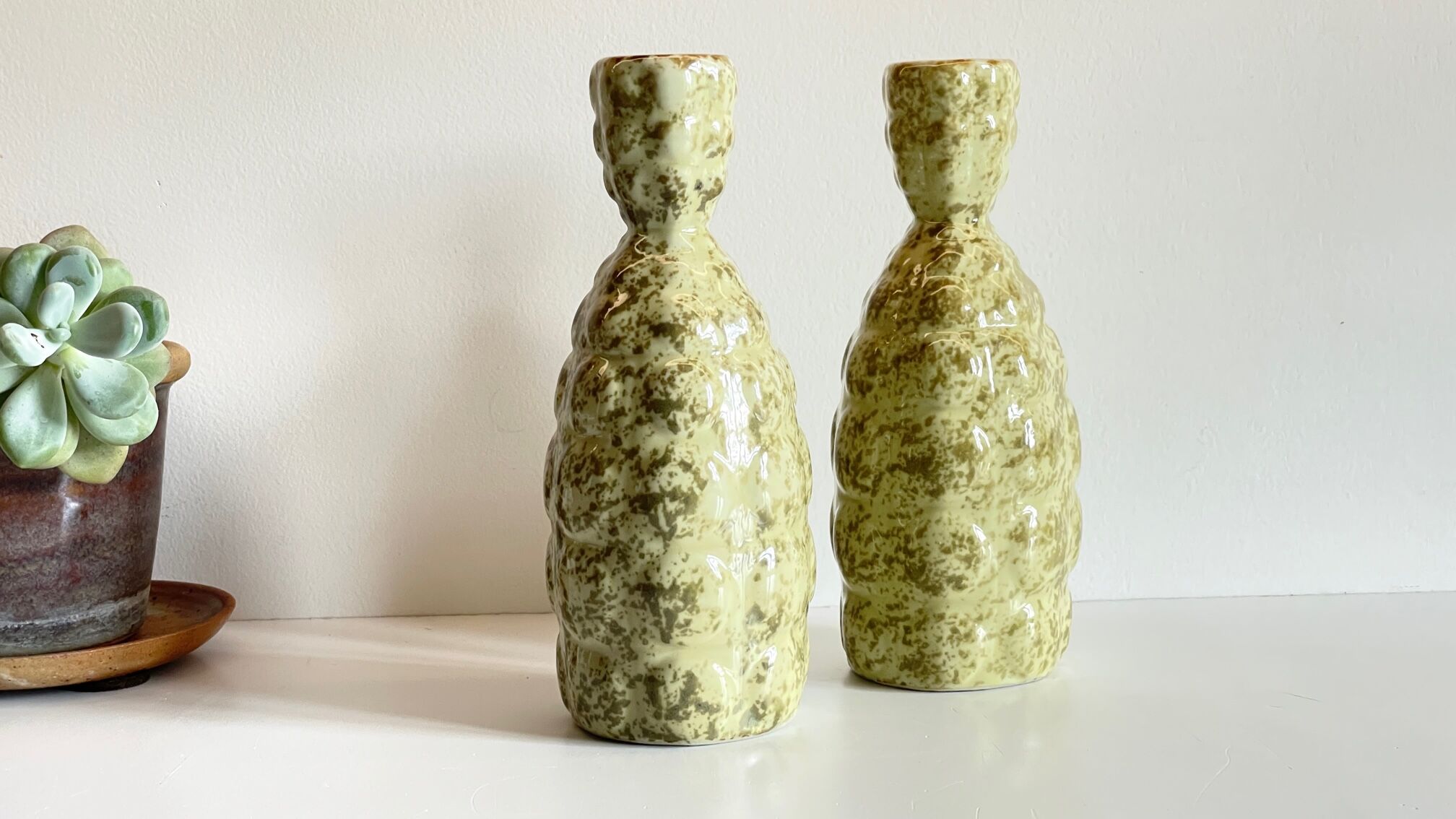 Pair of ceramic vases design broste - denmark