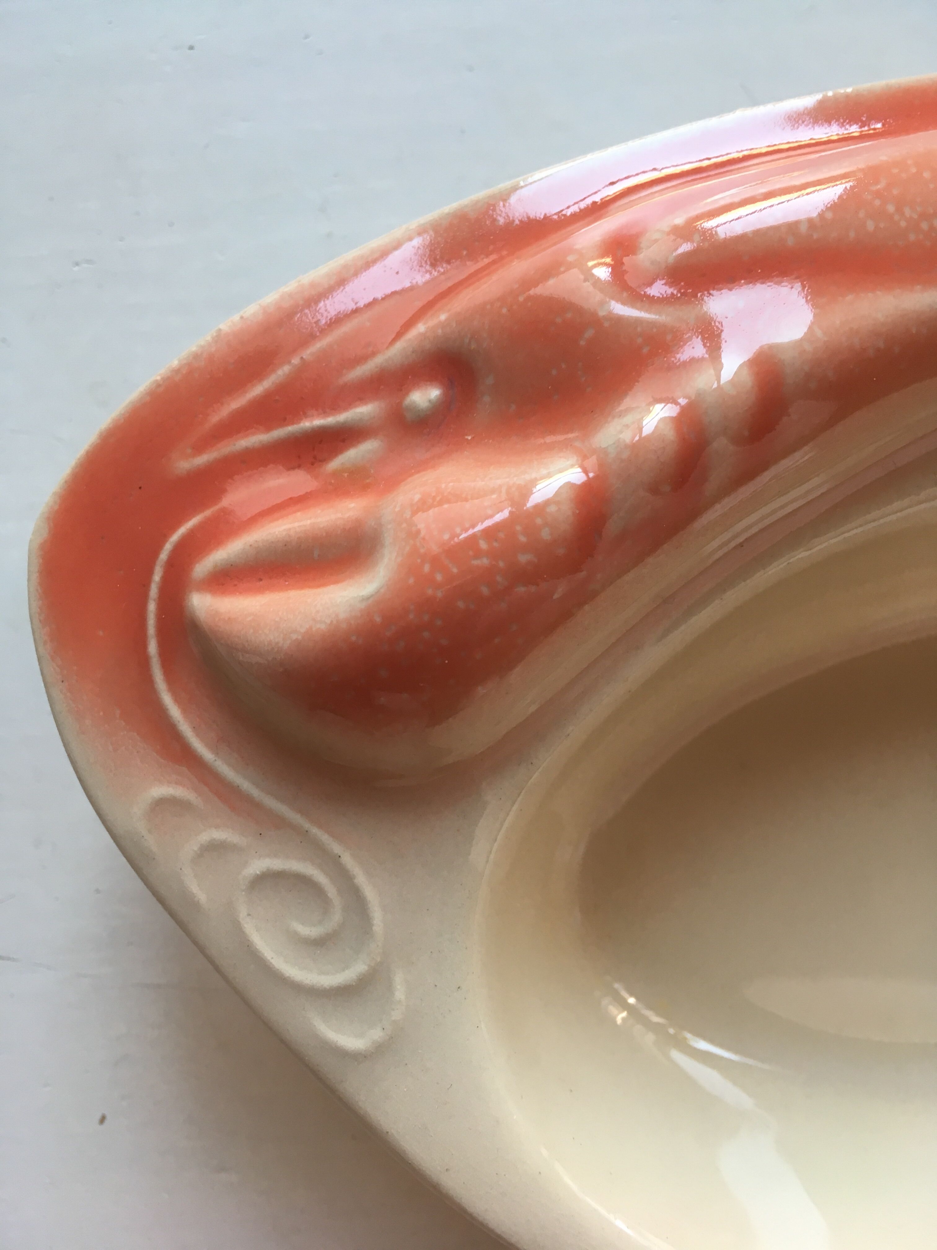 Set of 2 fish and crayfish cassolettes Charles Armand