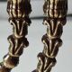 Menorah/Hebrew candlestick with 7 branches/Hanuka. Signed Holon Israel. 17 x 15.5 cm