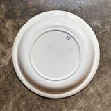 Plat rond creux en terre de fer K&G Lunéville