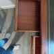 Grange desk in solid wood – green leather – louis xvi style