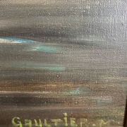 Oil on canvas, still life, framed, large format, Gaultier M