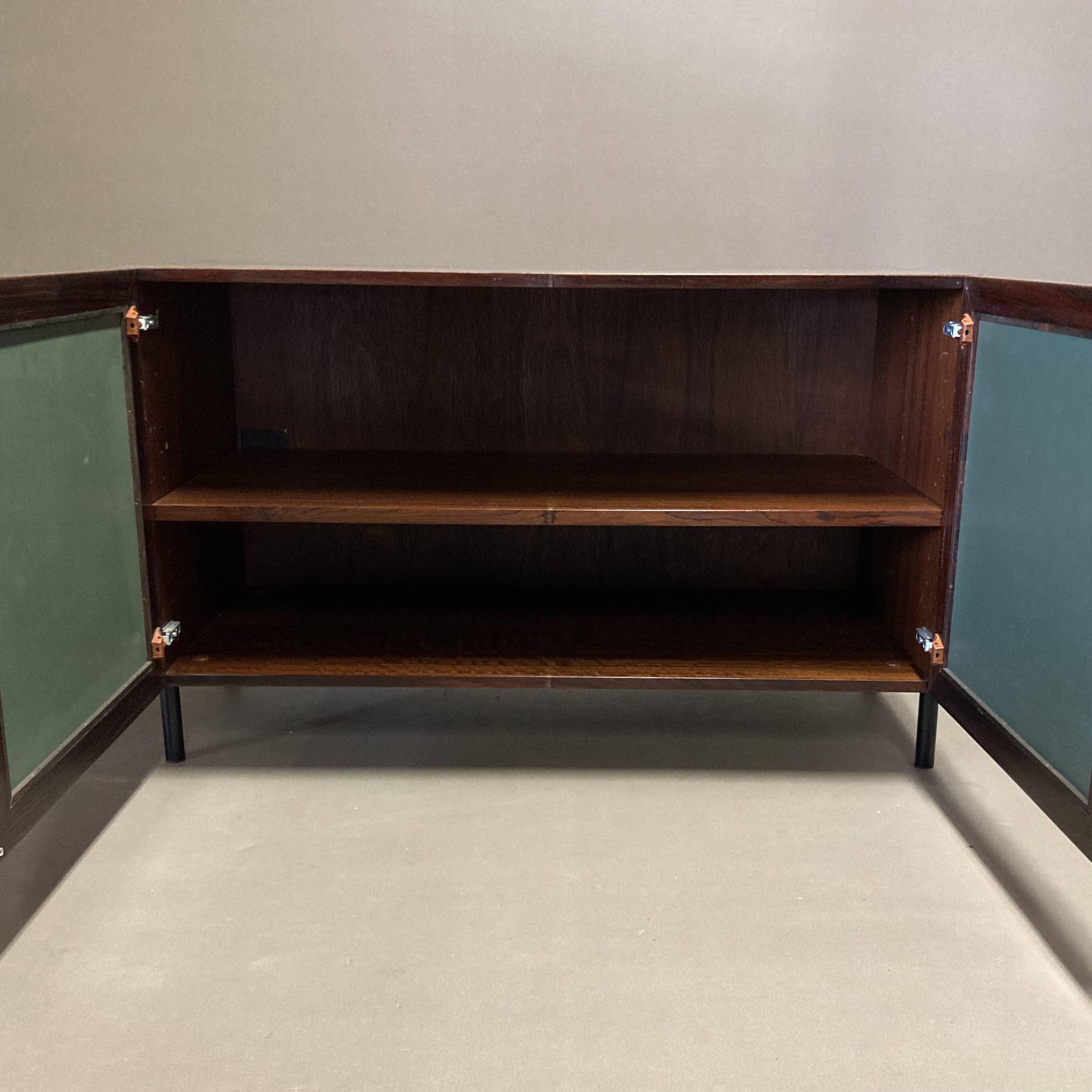 Scandinavian design rosewood chest of drawers 1950.