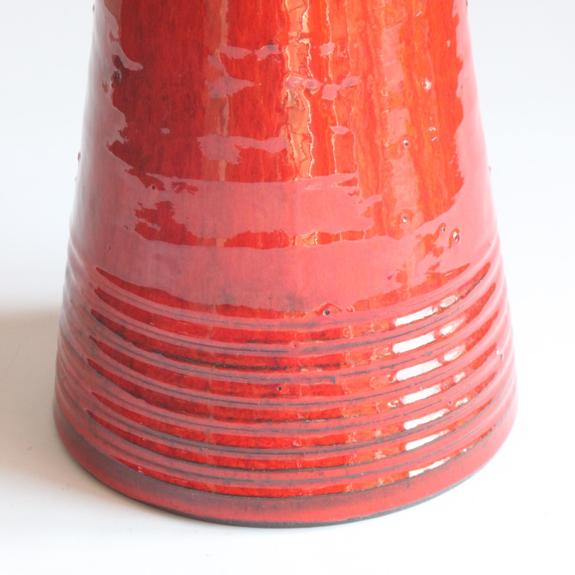 Emiel Laskaris ceramic space age vase Belgium 1960s
