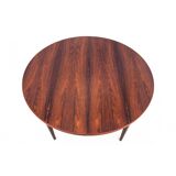 Table à manger en palissandre, Danemark, années 1960. Après restauration.