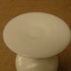 Vase in white opaline shape medici vintage 80's