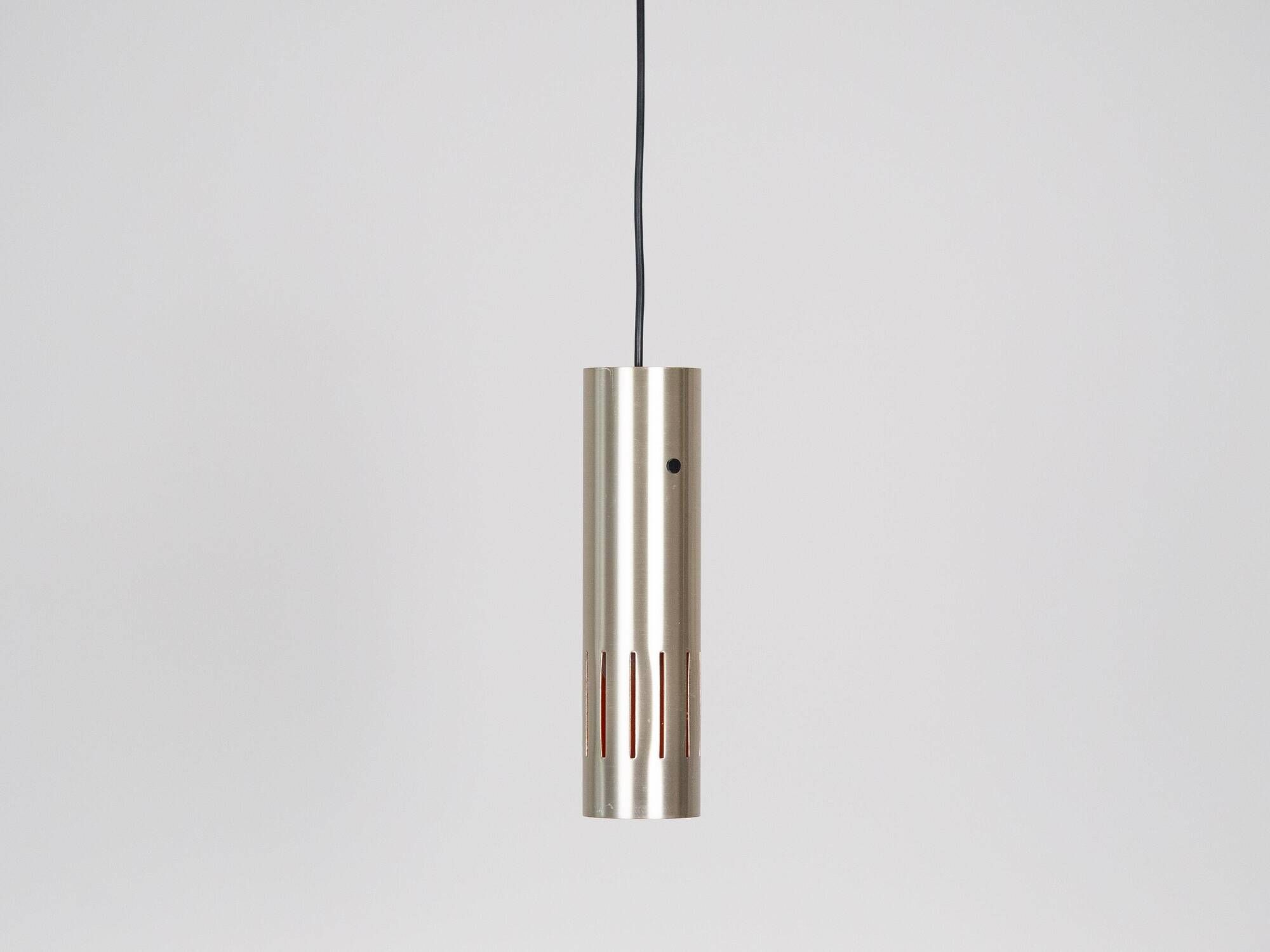 3 vintage trombone lamps from Denmark by Jo Hammerborg, Fog and Morup, 1960s.