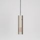 3 vintage trombone lamps from Denmark by Jo Hammerborg, Fog and Morup, 1960s.
