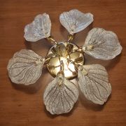 Plafonnier en verre de Murano, Navaresi, Italie, années 1980