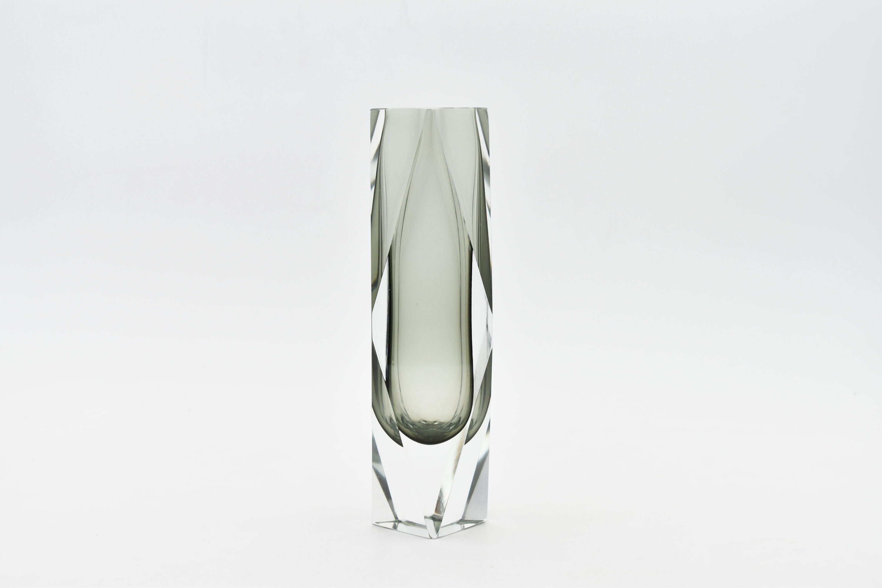 Vase sommerso en verre du Murano vintage