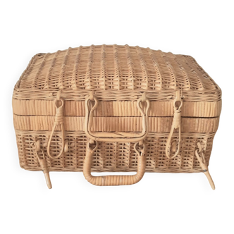 Vintage wicker case