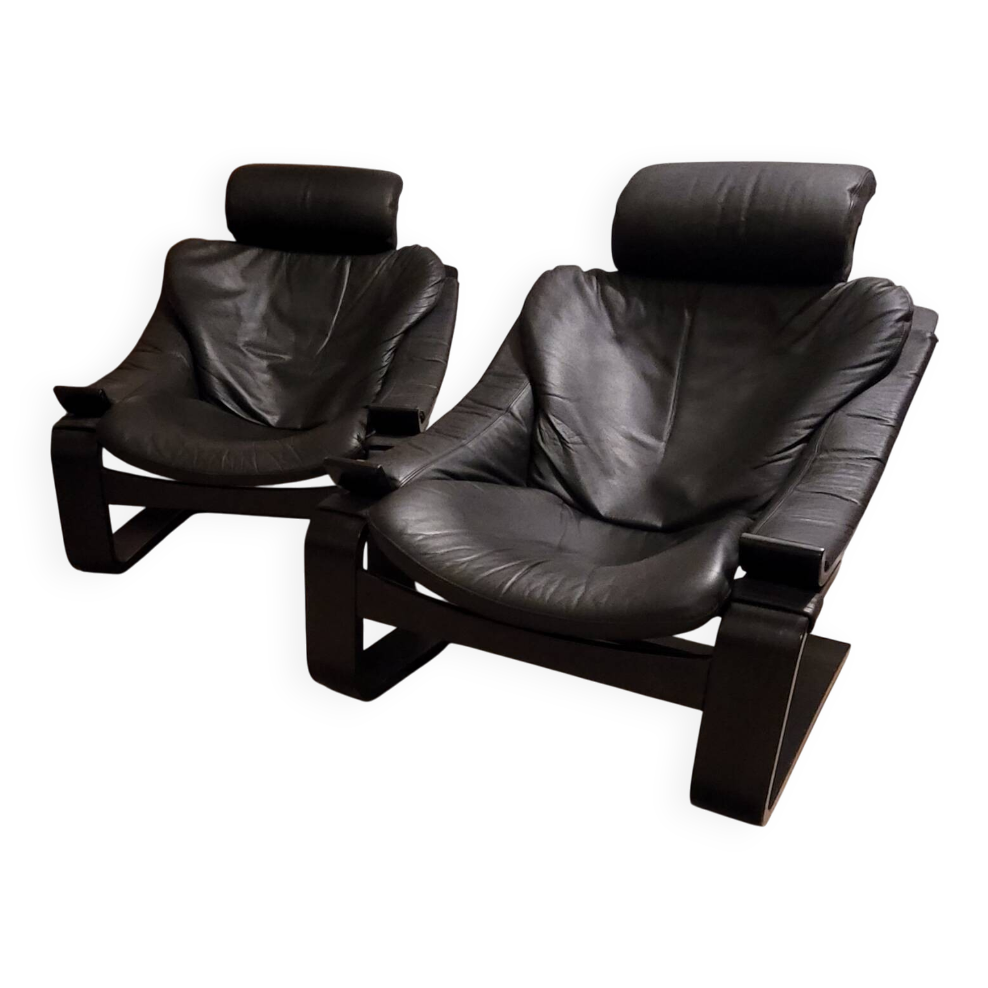 Kroken buffalo leather armchair