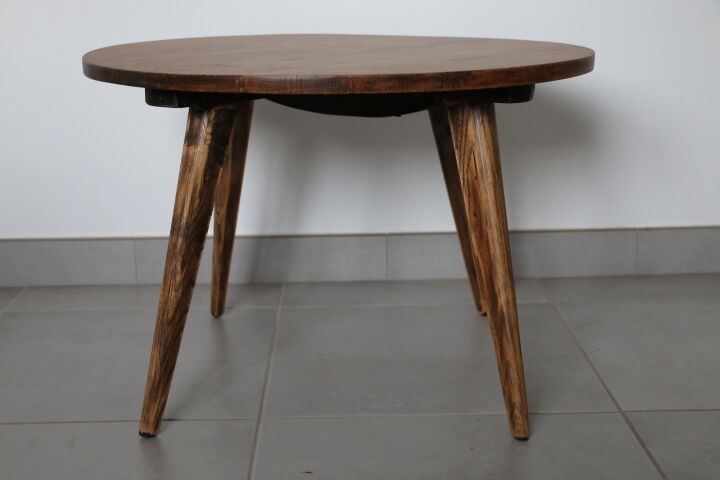 Table basse chêne ronde 642mm