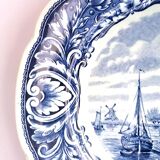 Decorative porcelain wall plate st. Delft at the mill
