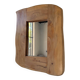 Brutalist organic mirror wood 1960s