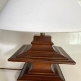 English lamp, fabric cable, cotton lampshade