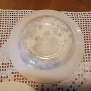 Lot de 3 assiettes creuses anciennes Terre de fer Choisy Le Roi