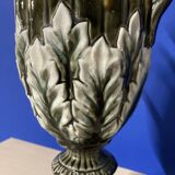 Art Nouveau vase in slip