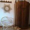 Vintage 6-hook wooden coat rack