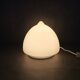 Pair of Czech Opaline Glass Sculptural Table Lamps, 1970s