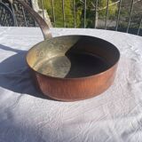 Copper sauté pan signed Émile Duval