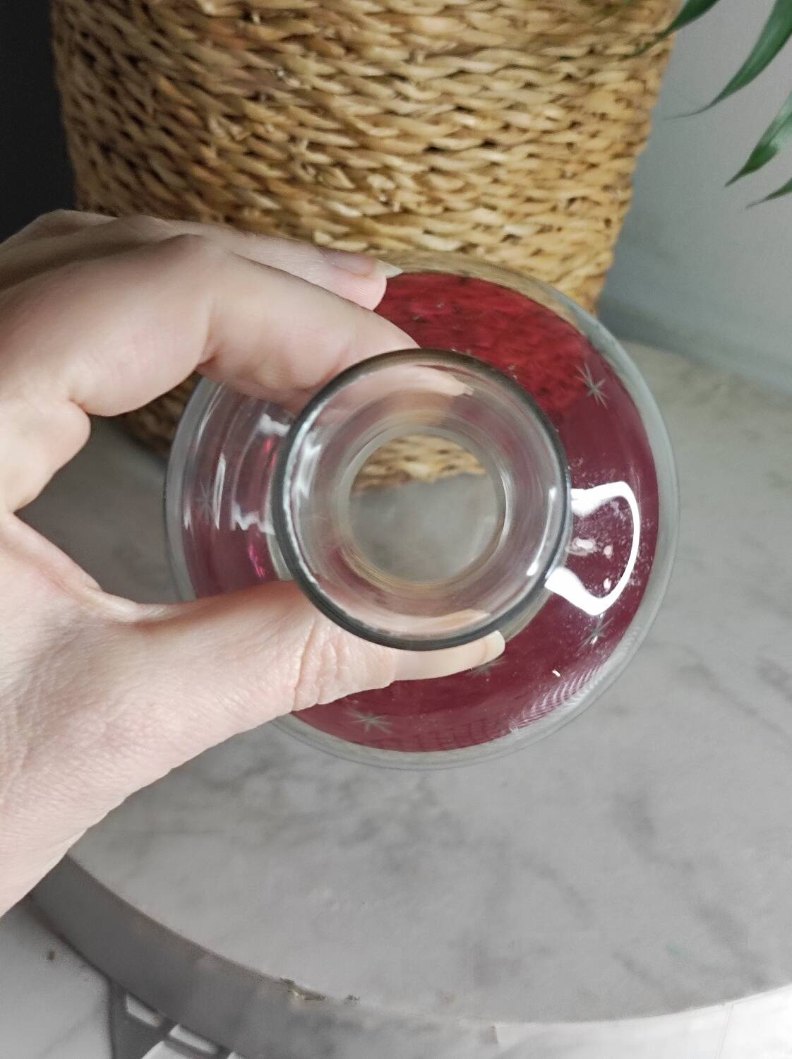 Carafe a liqueur en verre fin