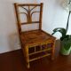 Chaise enfant bambou vintage 1960 H45 cm