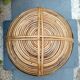 Gabriella Crespi brass wicker basket from the 1960s.