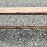 1930s monastery table in raw oak