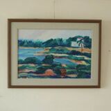 "Mediteranean Landscape" by Kersti Flyckt