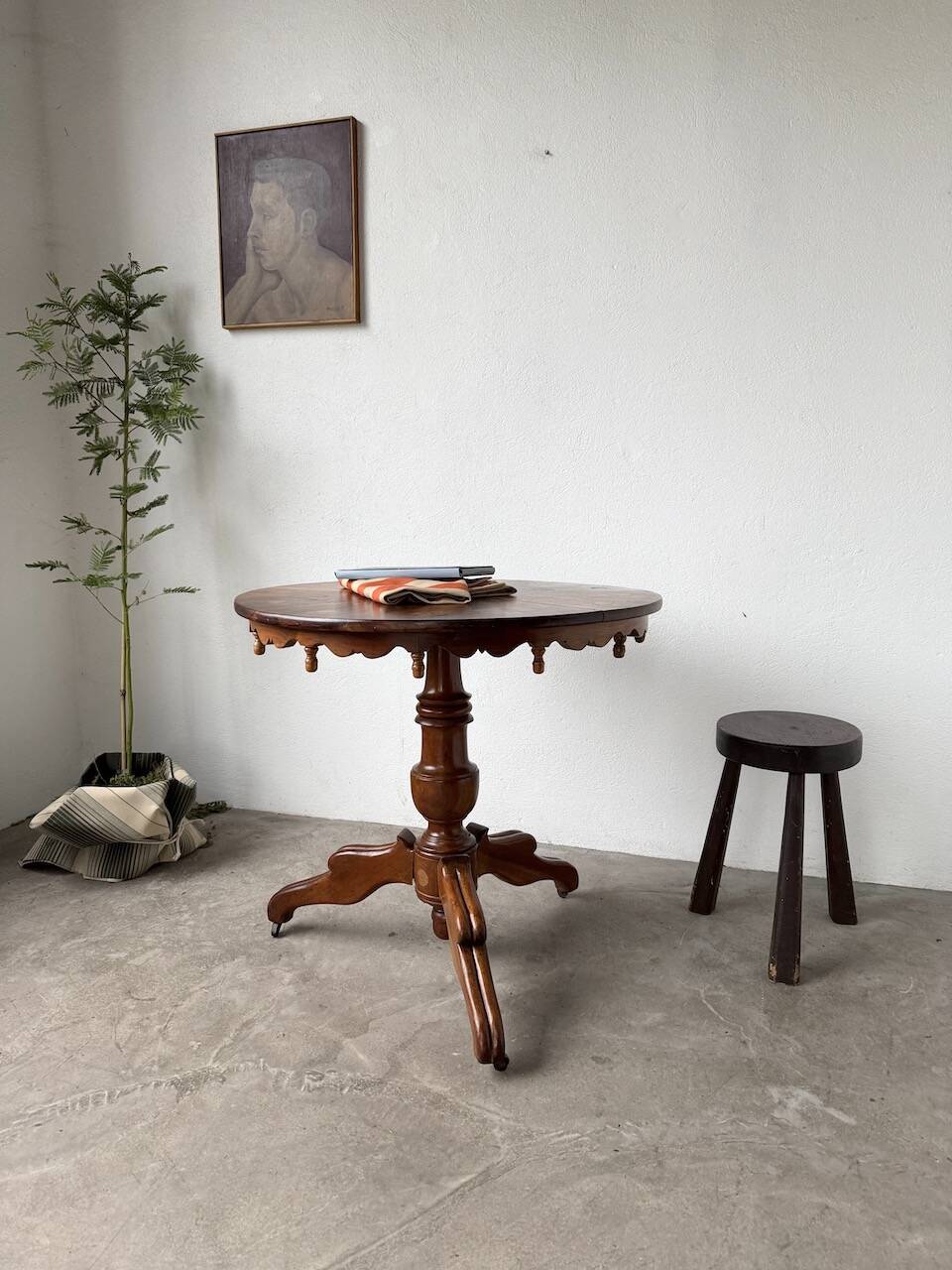 Biedermeier console or side table, 19th century.