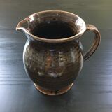 Flamed brown pitcher