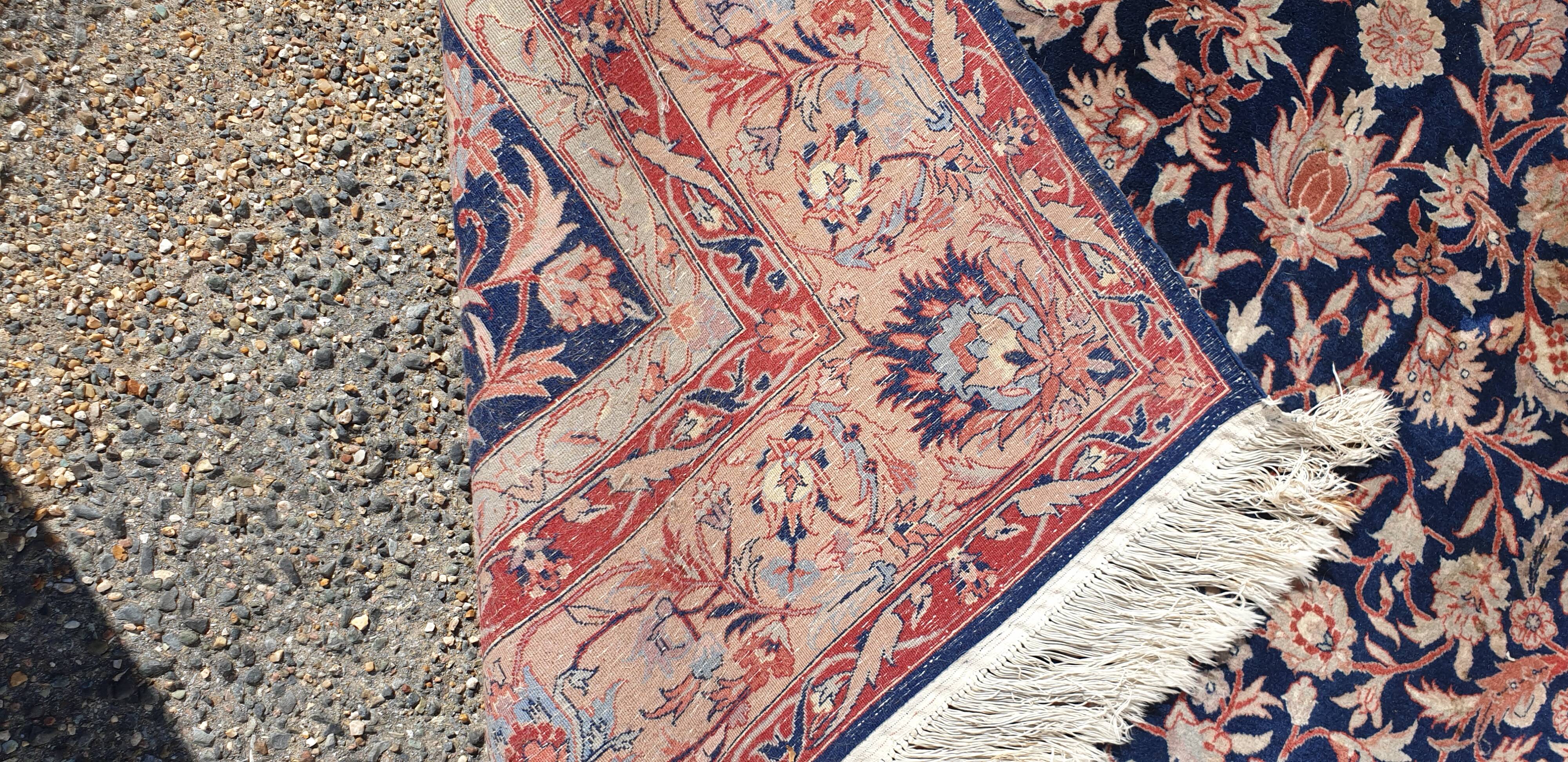 Persian carpet isfahan silk wool