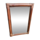 Vintage rectangular mirror in bamboo and rattan from the 60s/70s.