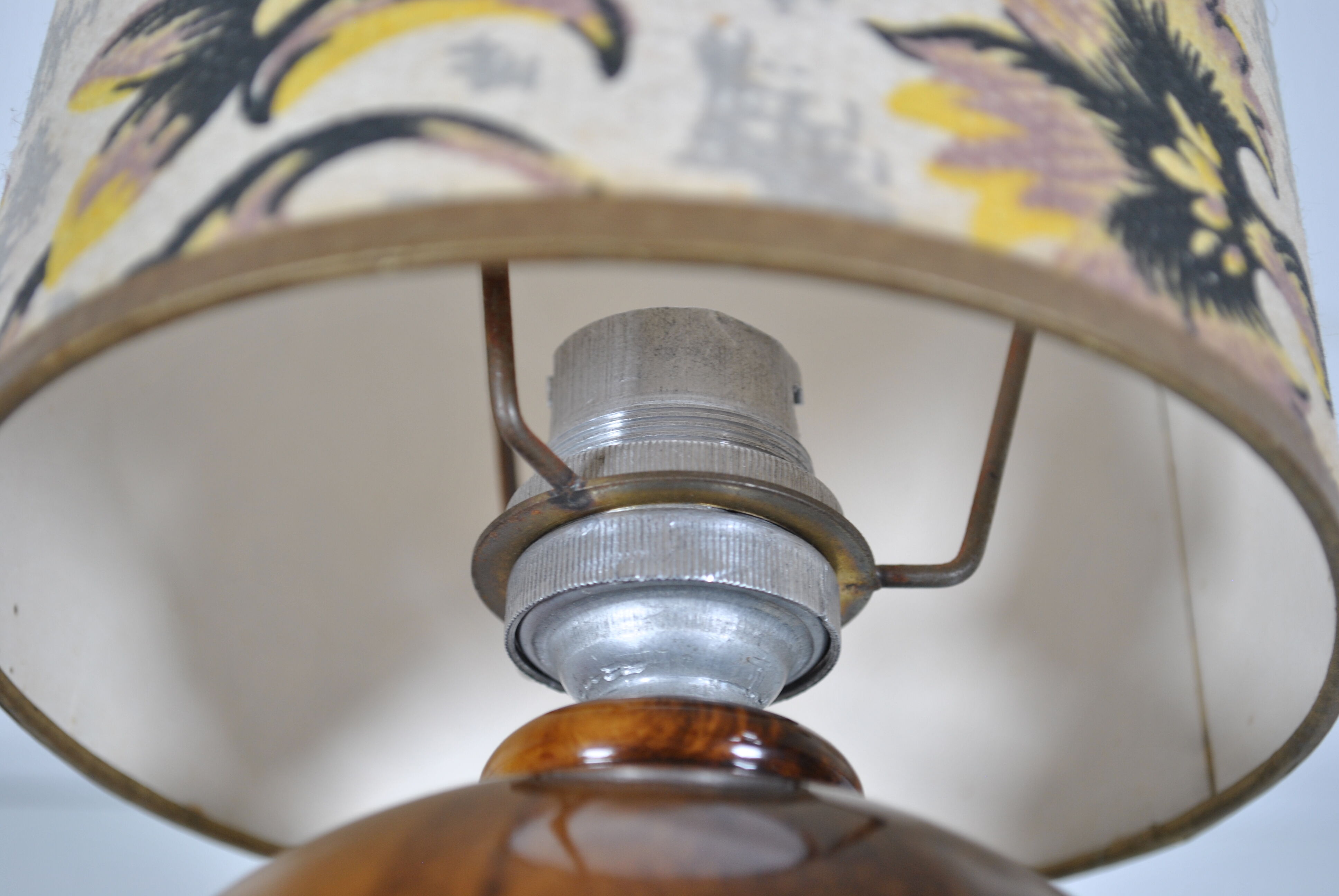 Wooden ball lamp 1960