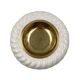 Tommaso Barbi, Smoking set white ashtray and table lighter, B Ceramiche, ca. 1970