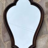 Wooden rococo mirror