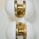 Wall/ceiling lamp in brass model "BAU" by Klaus Michalik, Midcentury.