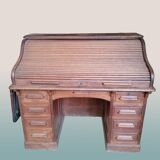 American solid wood roller desk