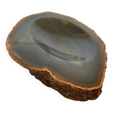 Blue Agate slice ring sizer pocket