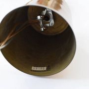 Suspension Malmö Metallvarufabrik du milieu du siècle en laiton et verre