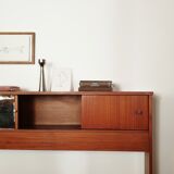 Console en teck vintage années 60