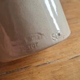 Stoneware mustard pot