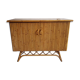 Rattan, wicker and bamboo vintage - bar furniture - feet compass buffet