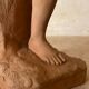 Antique Art Deco sculpture signed Delauner – Terracotta – 26 cm
