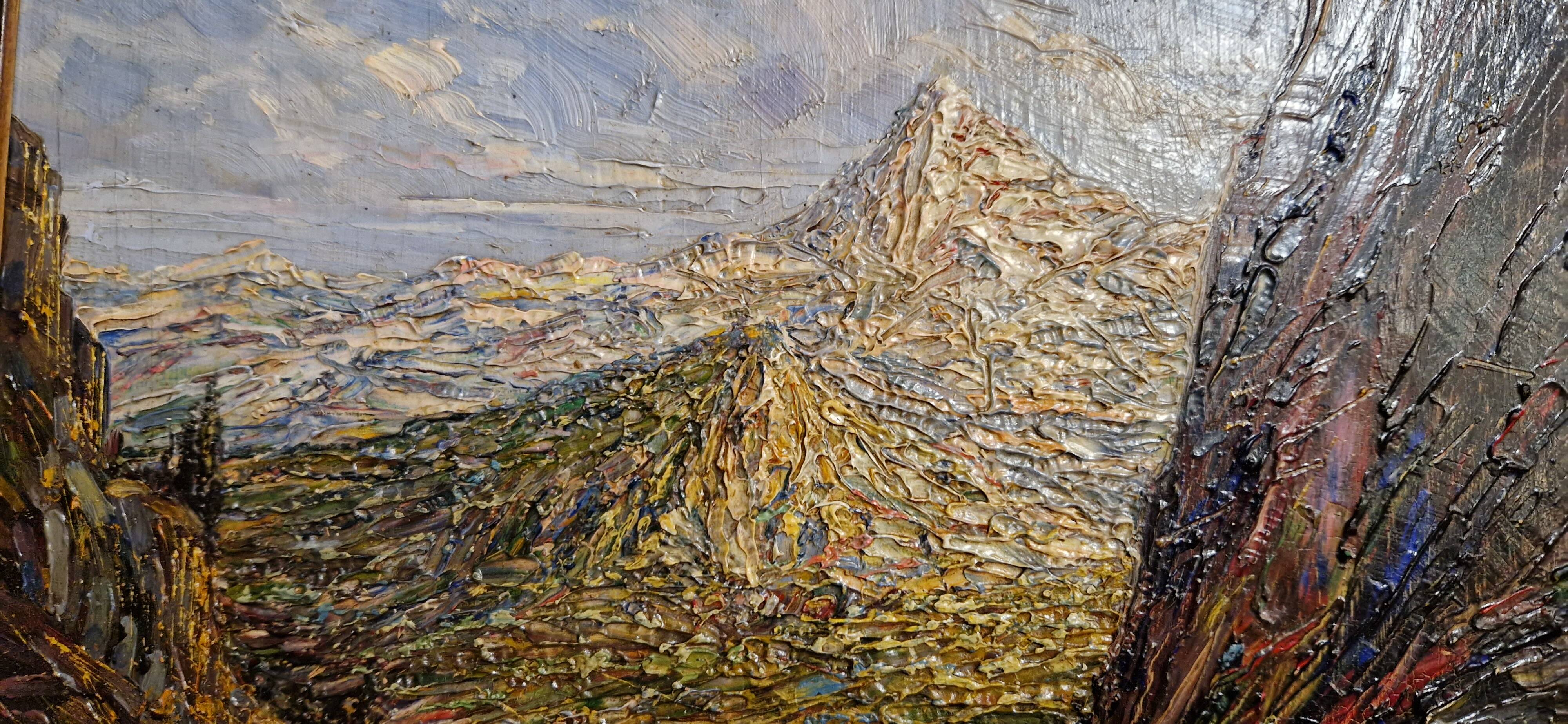 Savoie mountain painting