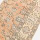 Tapis de couloir vintage à motifs floraux orange 2x9 55x267 cm SK 18049