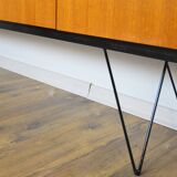 Scandinavian teak and metal sideboard